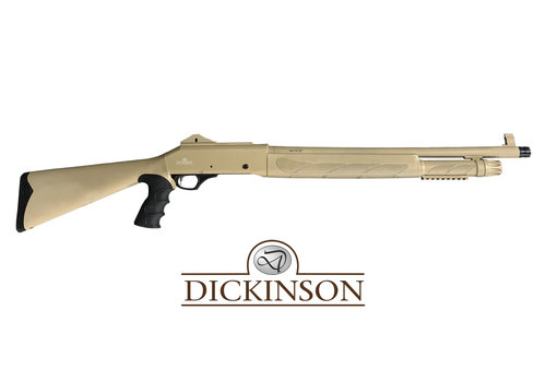 SJS325-LEFT HAND-DICKINSON T1000 NEW SYNTHETIC TACTICAL 12G TAN 20" MC 6+1 