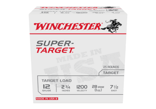 WIN1122-SLAB-WINCHESTER SUPER TARGET 12GA 1200FPS #7.5 2-3/4" 28GM 250RNDS 