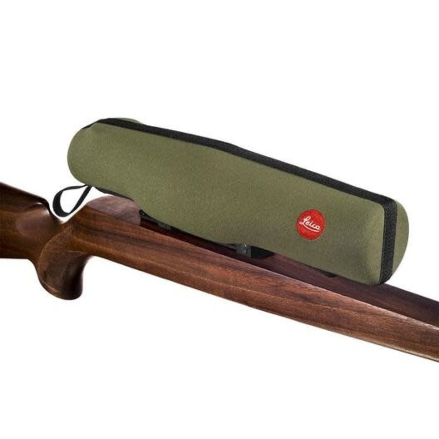 LCA054-LEICA RIFLE SCOPE COVER OLIVE GREEN L FOR 50MM SCOPES