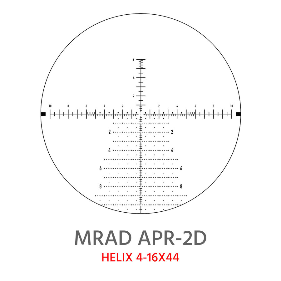 SJS028-ELEMENT OPTICS HELIX 4-16x44 FFP MRAD APR-2D