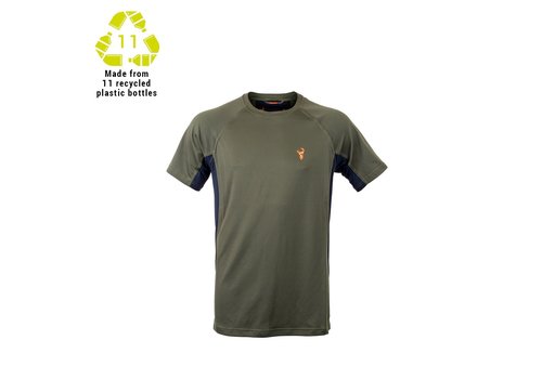 HUNTERS ELEMENT ECLIPSE TEE FOREST GREEN 