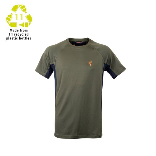HUNTERS ELEMENT ECLIPSE TEE FOREST GREEN 