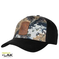 HUE965-HUNTERS ELEMENT RED STAG CAP DESOLVE VEIL/BLACK