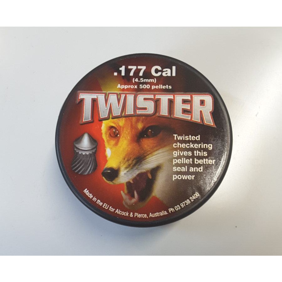 ALC005-PELLETS-TWISTER .177 500RNDS