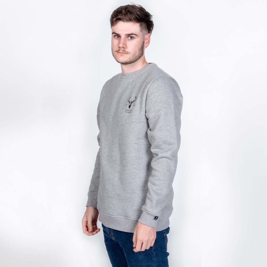 HUNTERS ELEMENT TROPHY SWEATER GREY MARLE