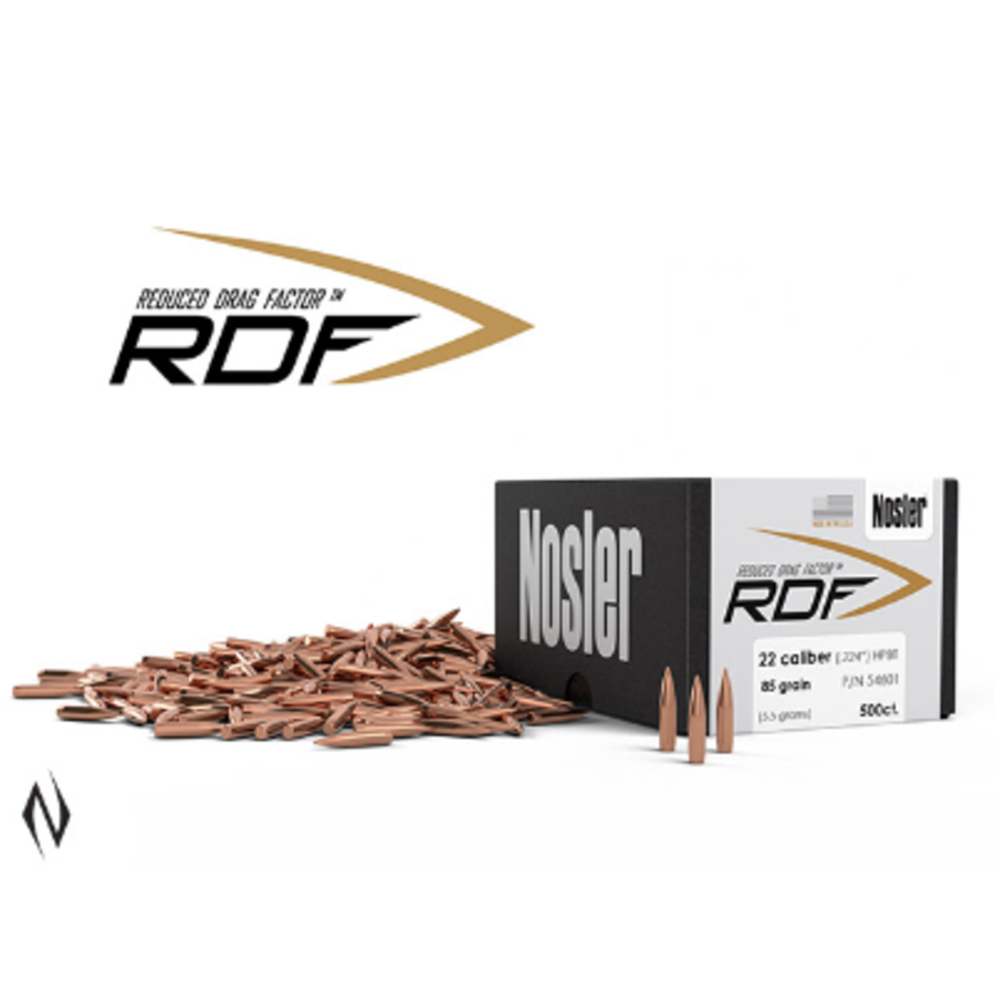 NIO276-NOSLER RDF 224 85GR HPBT 500PK #54601