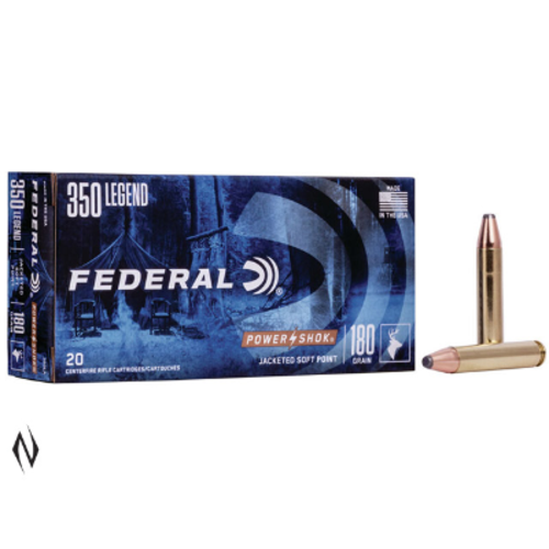 NIO326-FEDERAL 350 LEGEND 180GR SP POWER-SHOK 20RNDS 