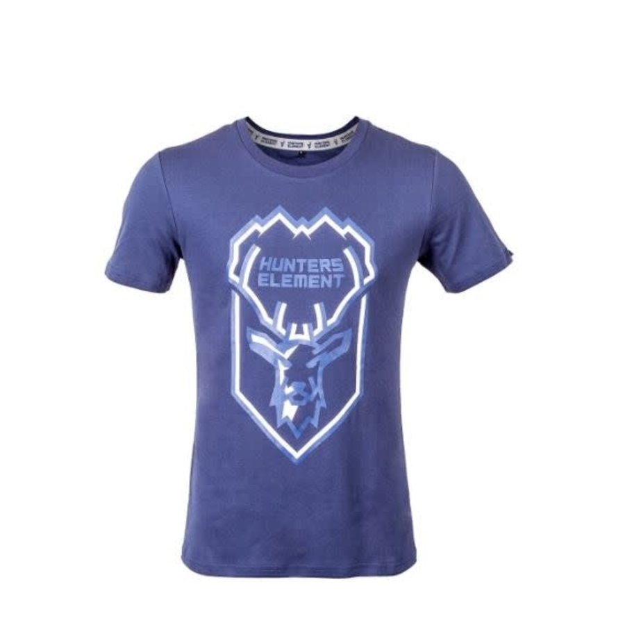 HUNTERS ELEMENT STAG TEE NAVY