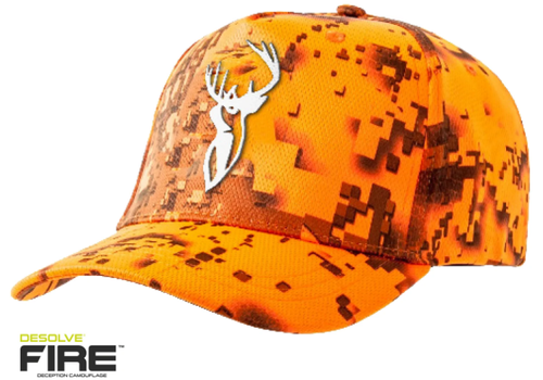 HUE7073-HUNTERS ELEMENT HEAT BEATER STAG CAP (WHITE STAG DESOLVE FIRE) 