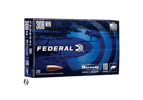 NIO318-FEDERAL 308 WIN 110GR VMAX 20RNDS 