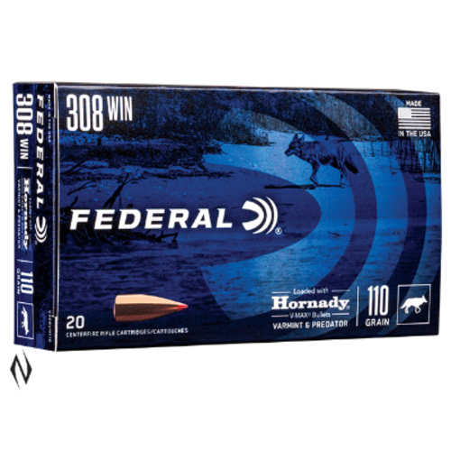 NIO318-FEDERAL 308 WIN 110GR VMAX 20RNDS 