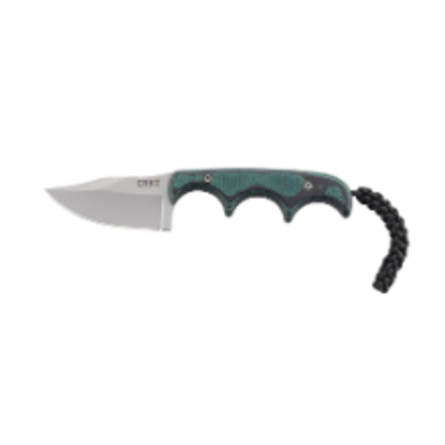 OSA750-CRKT MINIMALIST BOWIE GREEN BLACK KNIFE