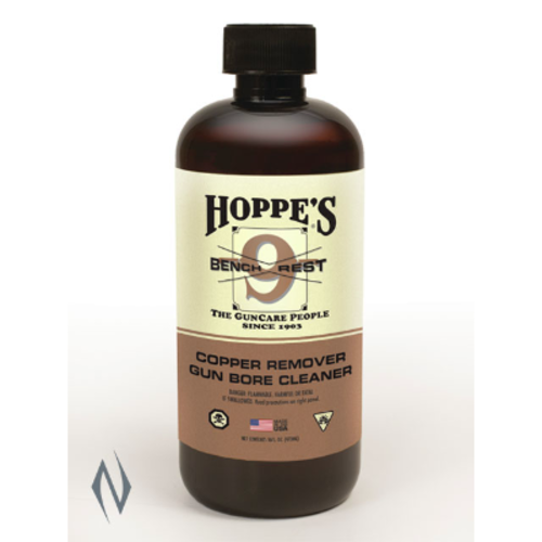 NIO866-HOPPES NO 9 BENCHREST COPPER SOLVENT 16oz 473ML 