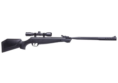 RAY065-PACKAGE- BLACK- CROSMAN SHOCKWAVE NP NITRO PISTON SYNTHETIC AIR GUN .177 WITH SCOPE 4X32 