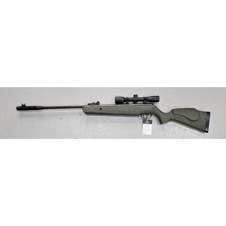 RAY091- OD GREEN- REMINGTON EXPRESS HUNTER NP NITRO PISTON SYNTHETIC AIR GUN .177 1200 FPSWITH SCOPE 4X32