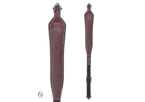 NIO785-ALLEN BAKTRAK LEATHER HORNS SLING + SWIVELS 