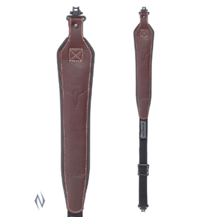 NIO785-ALLEN BAKTRAK LEATHER HORNS SLING + SWIVELS