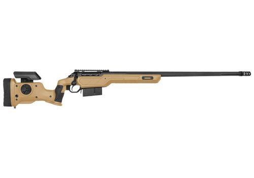 LIG042-CADEX CDXR7 SHP SHORT ACTION RIFLE 6.5 CM 26" HTB MX2-ST MUZZLE BRAKE FIXED STOCK 