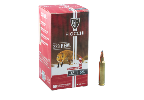 TSA126-FIOCCHI 223 REM 55GR SOFT POINT 50RNDS 