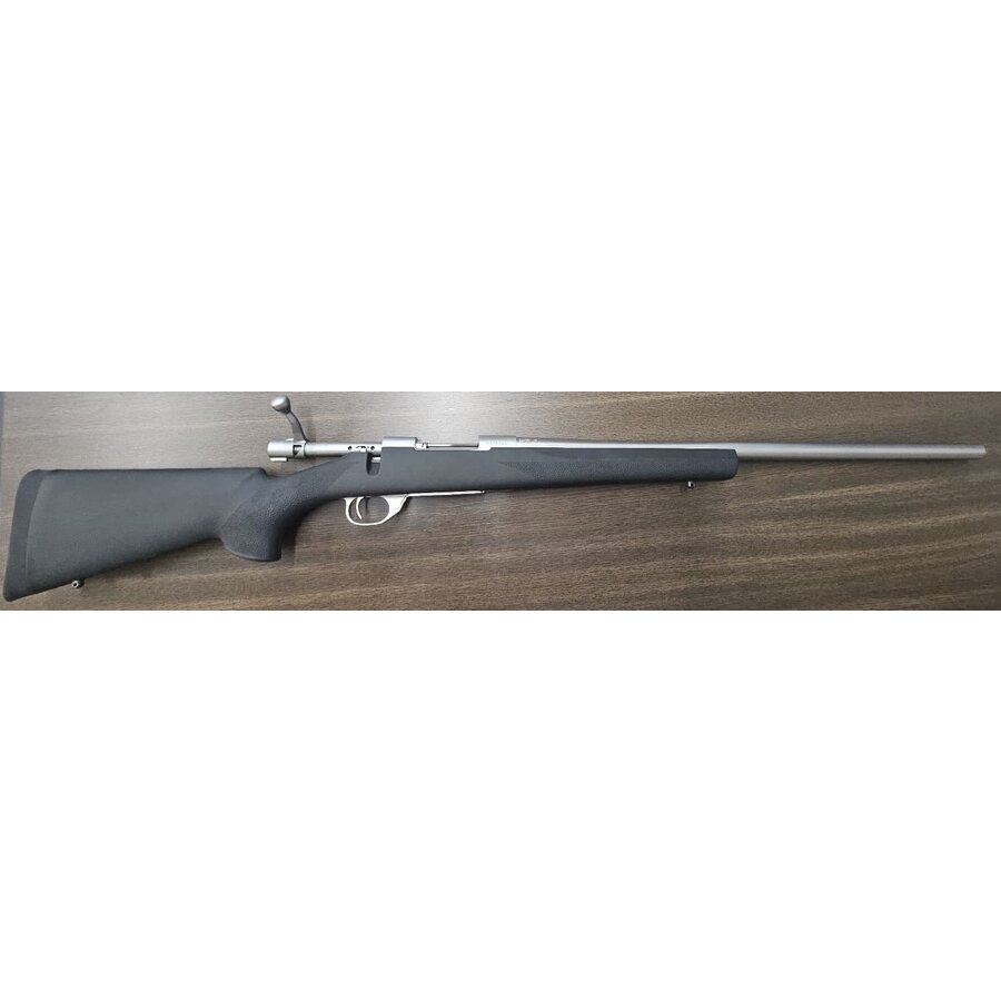 OSA942- HOWA 1500 VARMINT .223  STAINLESS STEEL 24" BLACK HOGUE STOCK