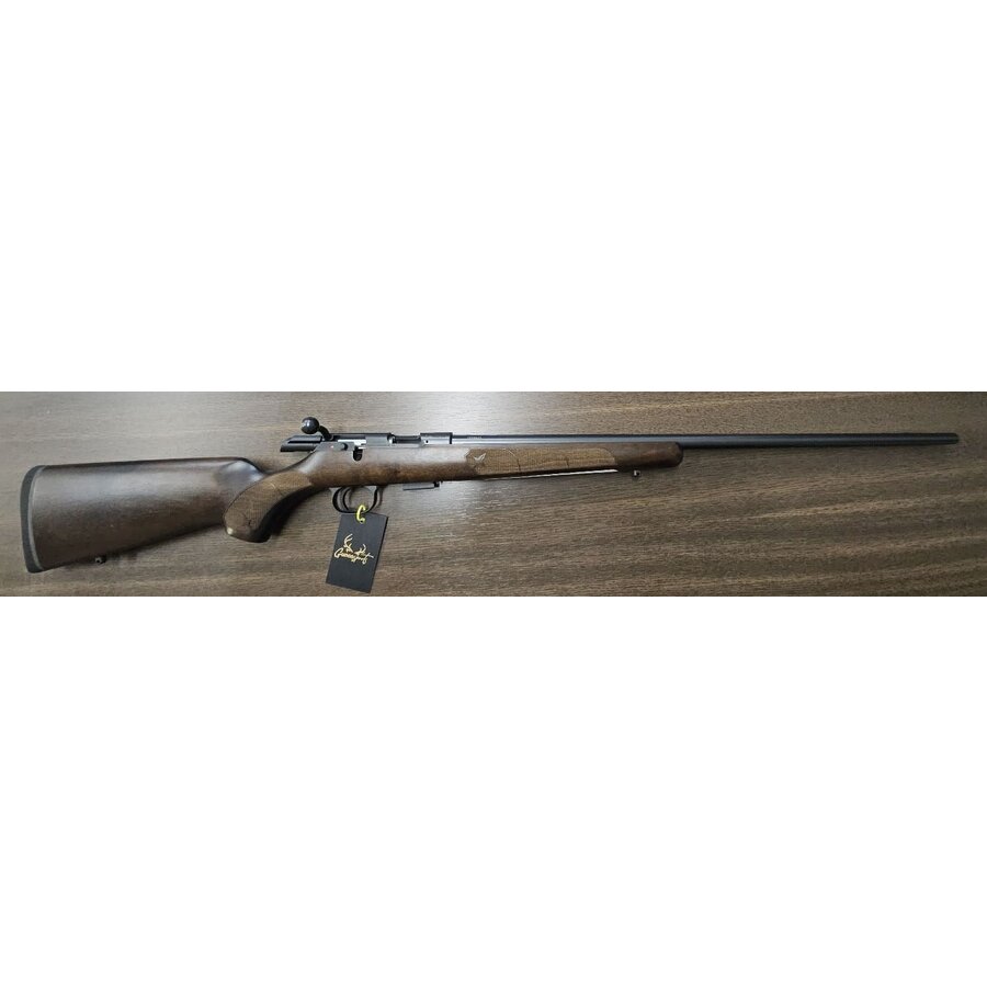 CQ005-CZ 457 AMERICAN 22LR 5 ROUND 24" WALNUT FLEUR CHECKERING