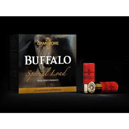 OTP073- BOX - GAMEBORE BUFFALO 12G #BB 36GR 1400FPS 25RNDS 4.1MM 