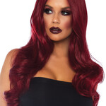 Leg Avenue Long wavy wig - Burgundy