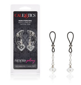 Calexotics Nipple Play Non-Piercing Nipple Jewelry Crystal Gem