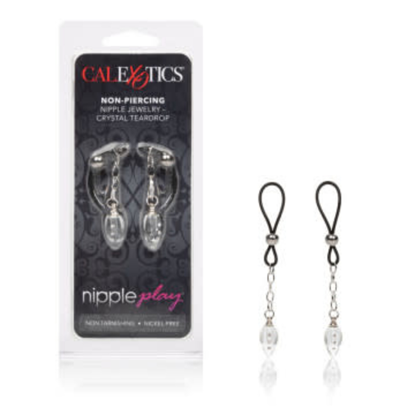 Calexotics Nipple Jewelry Crystal Teardrop