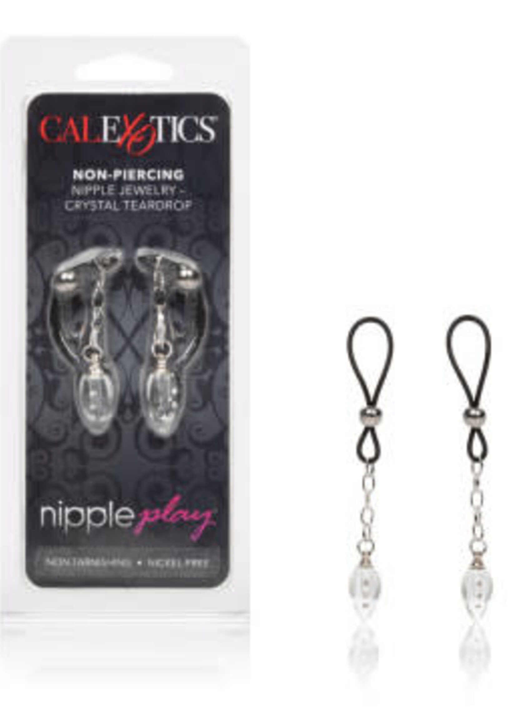 Calexotics Nipple Jewelry Crystal Teardrop
