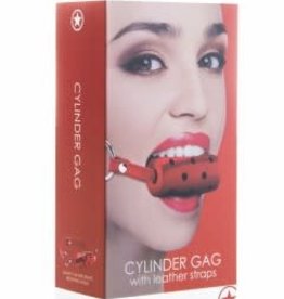 Shots Ouch! Cylinder Gag - Red