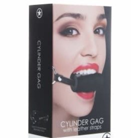Shots Ouch! Cylinder Gag - Black