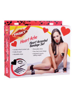 Frisky Heartache 5 Piece Heart Accented Bondage Set