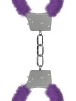 Shots Ouch! Beginner's Furry Handcuffs - Purple
