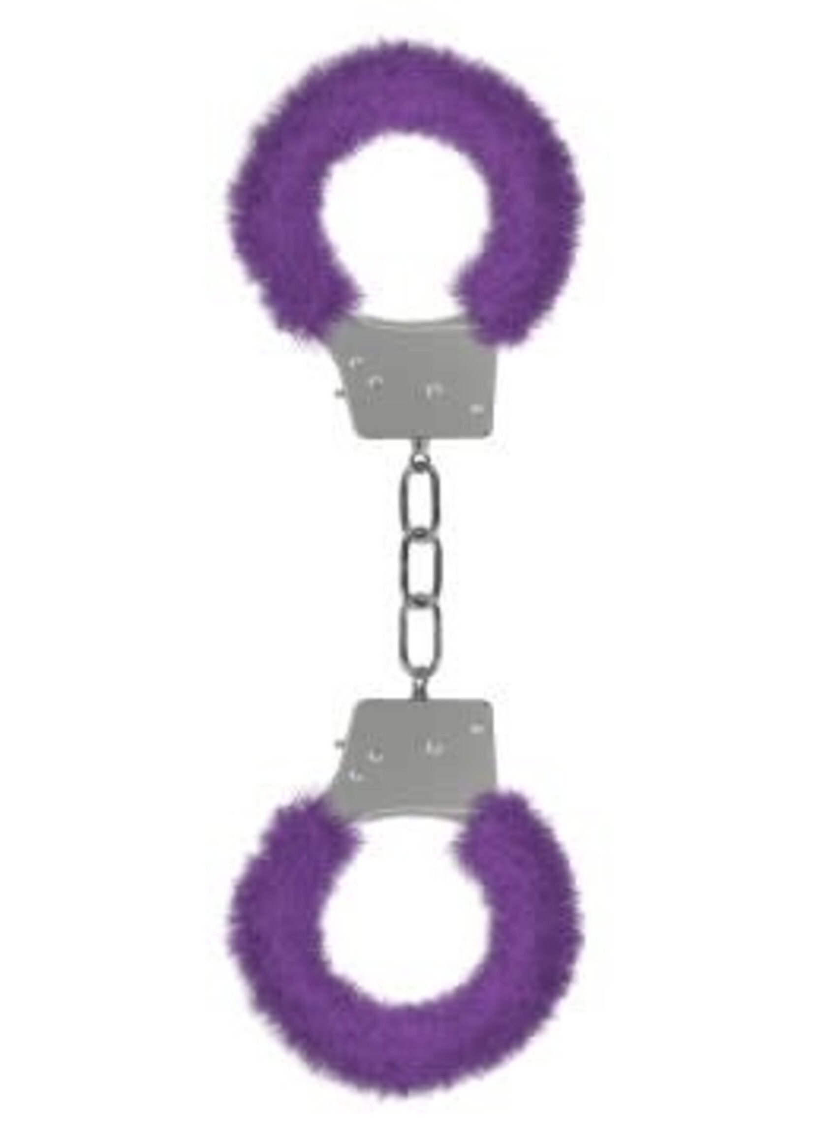 Shots Ouch! Beginner's Furry Handcuffs - Purple