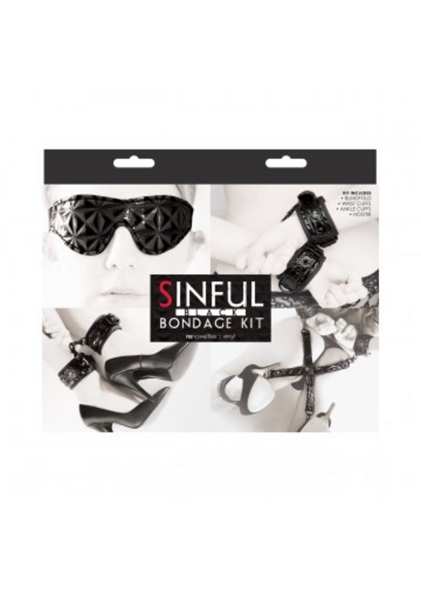 NSN Sinful Bondage Kit BLACK