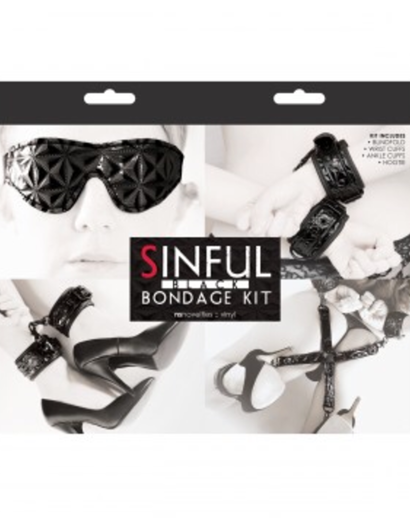 NSN Sinful Bondage Kit BLACK