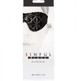 NS Novelties SINFUL BLINDFOLD BLACK