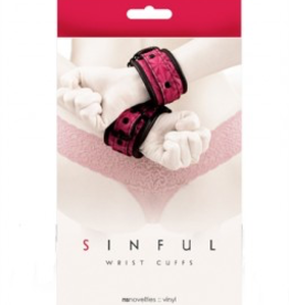 NS Novelties SINFUL WRIST CUFFS PINK