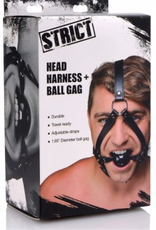 XR Brands STRICT Head Harness + Ball Gag