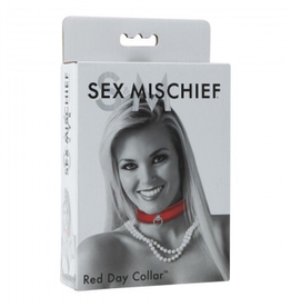 Sportsheets Sex and Mischief Day Collar - Red