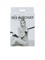 Sportsheets Sex and Mischief Silky Sash Restraints - Black