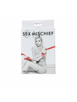 Sportsheets Sex and Mischief Silky Sash Restraints - Red
