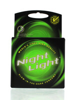 Global Protection Corp. Night Light Glow In The Dark Condoms Lubricated 3 Pack