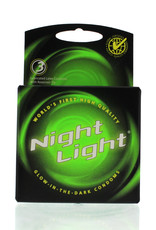 Global Protection Corp. Night Light Glow In The Dark Condoms Lubricated 3 Pack