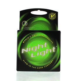 Global Protection Corp. Night Light Glow In The Dark Condoms Lubricated 3 Pack