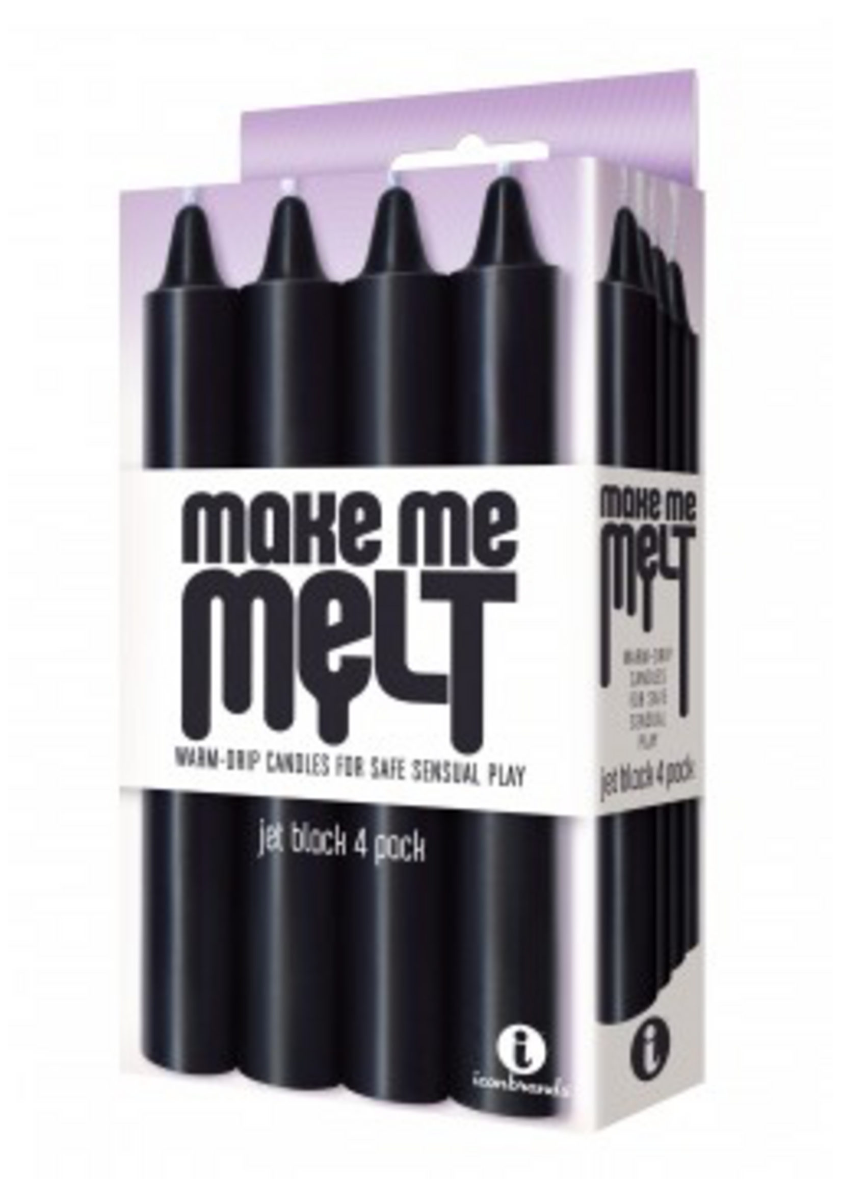Icon Brands Make Me Melt - Jet Black 4 Pack