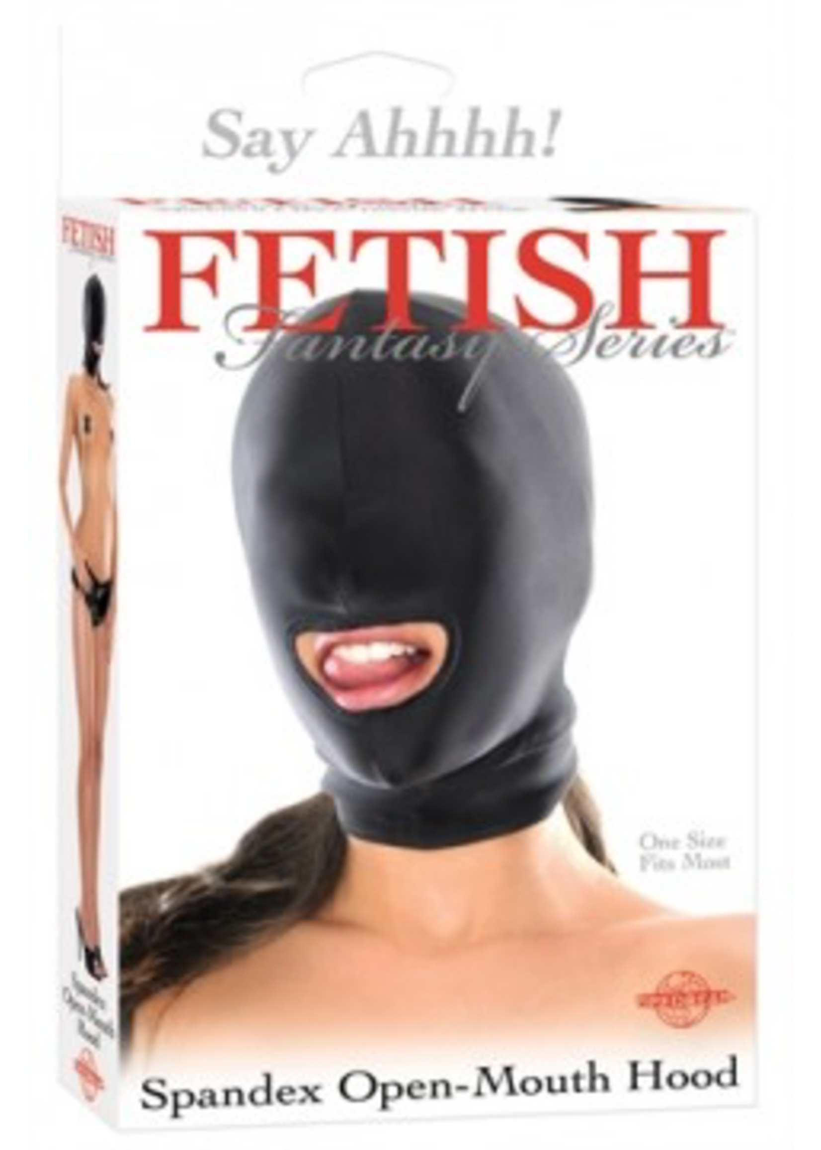 Pipedream Fetish Fantasy Series Spandex Open Mouth Hood