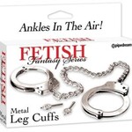 Pipedream Fetish Fantasy Metal Leg Cuffs