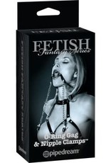 Pipedream Fetish Fantasy Series Ltd. Ed. O-Ring Gag & Nipple Clamps